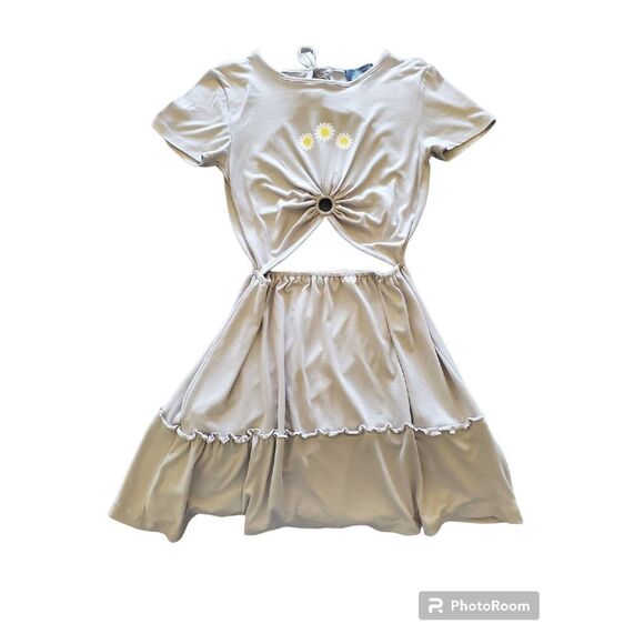 Inspired Culture Gray Open Front/Back Dress Small - Picture 1 of 3
